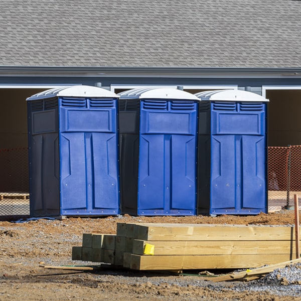 are there any restrictions on where i can place the porta potties during my rental period in Pendroy MT